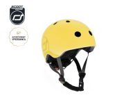 Scoot & Ride Kask Ochronny S-M dla dzieci 3+ Lemon - 1014706 - zdjęcie 2